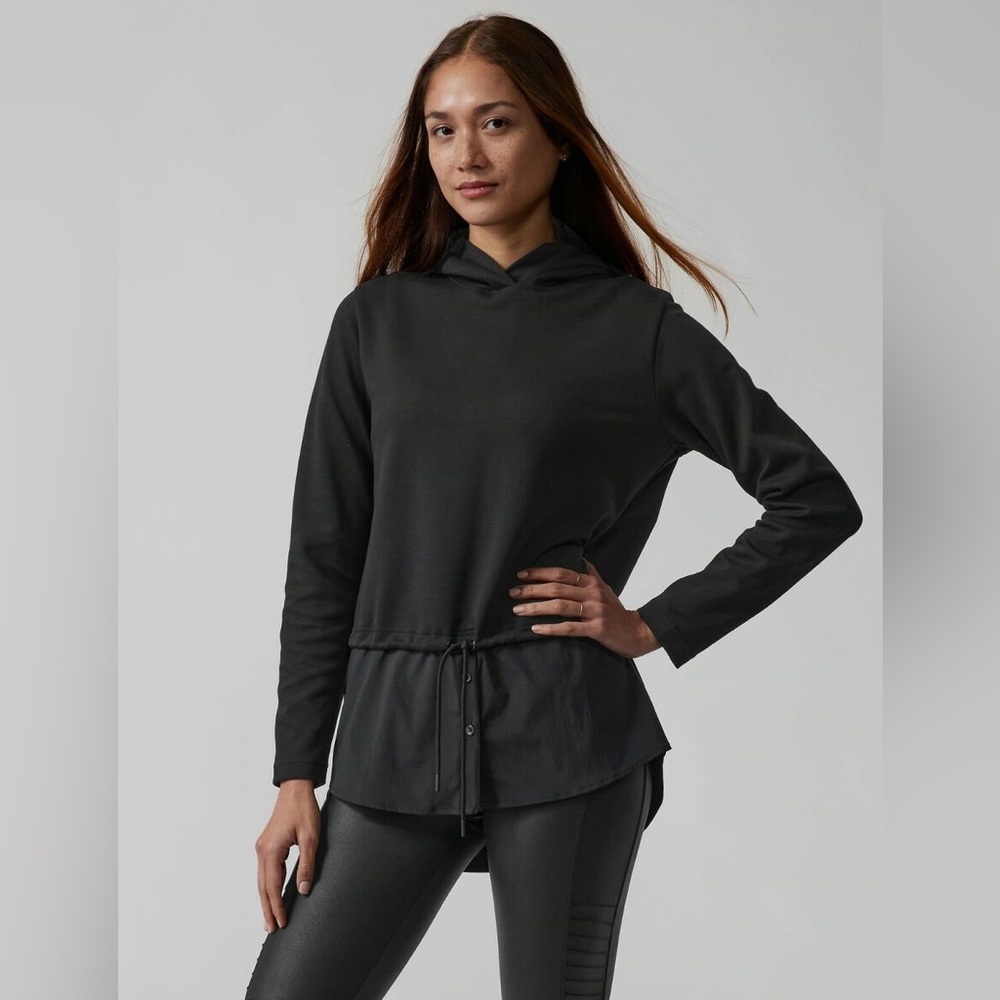 Athleta Gallery Hoodie Top Size Medium